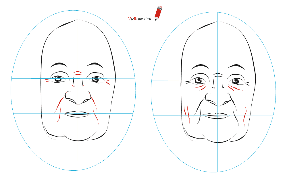 Рисунок старика 4 класс